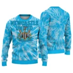 Newcastle United Tie Dye Designs Blue Sweater Best Selling