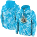 Newcastle United Tie Dye Pattern Blue Hoodie Best Selling