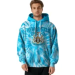 Newcastle United Tie Dye Pattern Blue Hoodie Best Selling