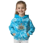 Newcastle United Tie Dye Pattern Blue Hoodie Best Selling