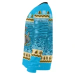 Newcastle United Tree Pattern Blue Sweater Best Selling