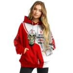 Nottingham Forest Achmed Skull Red Hoodie Best Selling