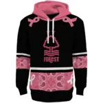 Nottingham Forest Awareness Ribbon Black Pink Hoodie Best Selling