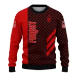Nottingham Forest Circles Mesh Red Black Sweater Best Selling
