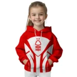 Nottingham Forest Concentric Lines Red Hoodie Best Selling
