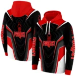 Nottingham Forest Futuristic Pattern Red Black Hoodie Best Selling