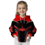 Nottingham Forest Futuristic Pattern Red Black Hoodie Best Selling