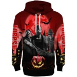 Nottingham Forest Halloween Vibes Red Black Hoodie Best Selling