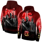 Nottingham Forest Halloween Vibes Red Black Hoodie Best Selling