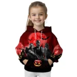 Nottingham Forest Halloween Vibes Red Black Hoodie Best Selling