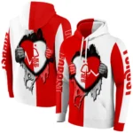 Nottingham Forest Heartbeat Graphic Red Hoodie Best Selling
