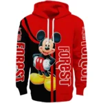 Nottingham Forest Mickey Mouse Red Black Hoodie Best Selling