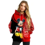 Nottingham Forest Mickey Mouse Red Black Hoodie Best Selling
