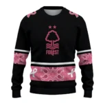 Nottingham Forest Pink Ribbon Black Pink Sweater Best Selling