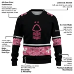 Nottingham Forest Pink Ribbon Black Pink Sweater Best Selling