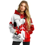 Nottingham Forest Playful Snoopy Red Hoodie Best Selling