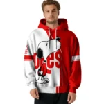 Nottingham Forest Playful Snoopy Red Hoodie Best Selling
