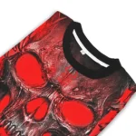 Nottingham Forest Skull Intensity Red Black Sweater Best Selling