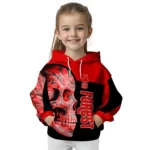 Nottingham Forest Skull Motif Red Black Hoodie Best Selling