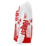 Nottingham Forest Skull Split Red White Sweater Best Selling