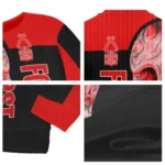 Nottingham Forest Skull Swirl Red Black Sweater Best Selling