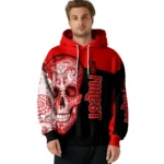 Nottingham Forest Sugar Skull Red Black Hoodie Best Selling