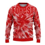 Nottingham Forest Tie Dye Designs Red Sweater Best Selling