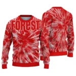 Nottingham Forest Tie Dye Designs Red Sweater Best Selling