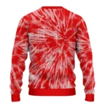 Nottingham Forest Tie Dye Designs Red Sweater Best Selling