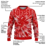 Nottingham Forest Tie Dye Designs Red Sweater Best Selling