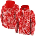 Nottingham Forest Tie Dye Pattern Red Hoodie Best Selling