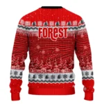 Nottingham Forest Tree Pattern Red Sweater Best Selling