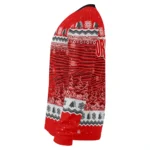 Nottingham Forest Tree Pattern Red Sweater Best Selling