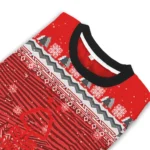 Nottingham Forest Tree Pattern Red Sweater Best Selling