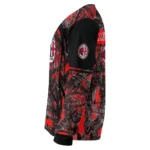Personalized Ac Milan Antlers Pattern Red Black Sweater Best Selling