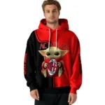 Personalized Ac Milan Baby Yoda Red Black Hoodie Best Selling
