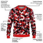 Personalized Ac Milan Camouflage Motif Sweater Best Selling