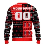 Personalized Ac Milan Christmastree Bands White Sweater Best Selling