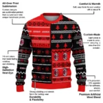 Personalized Ac Milan Christmastree Bands White Sweater Best Selling