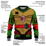 Personalized Ac Milan Ninja Turtle Sweater Best Selling