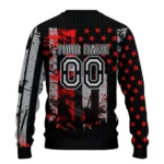 Personalized Ac Milan Vintage Usa Flag Black Sweater Best Selling