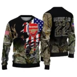 Personalized Arsenal American Flag Claw Sweater Best Selling