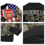 Personalized Arsenal American Flag Claw Sweater Best Selling