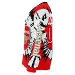 Personalized Arsenal Burst Swirl Red Sweater Best Selling