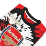 Personalized Arsenal Burst Swirl Red Sweater Best Selling