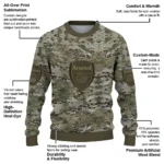Personalized Arsenal Camouflage Blend Sweater Best Selling