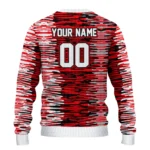 Personalized Arsenal Camouflage Stripe Red White Sweater Best Selling