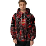 Personalized Arsenal Hunting Theme Red Black Hoodie Best Selling