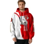 Personalized Arsenal Peeking Snoopy Red Hoodie Best Selling