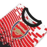 Personalized Arsenal Pixel Flow Red Black Sweater Best Selling